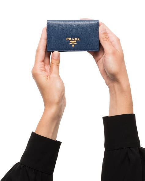 prada card holder saks|Shop Prada Leather Card Holder .